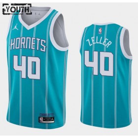 Dres Charlotte Hornets Cody Zeller 40 2020-21 Jordan Brand Icon Edition Swingman - Dječji